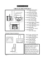 Предварительный просмотр 6 страницы England's Stove Works 25-EP Installation & Operation Manual