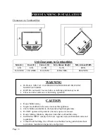 Предварительный просмотр 8 страницы England's Stove Works 25-EP Installation & Operation Manual