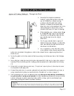 Предварительный просмотр 11 страницы England's Stove Works 25-EP Installation & Operation Manual