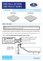 Englefield QUICK-FIT SHOWER TRAY Installation Instructions предпросмотр