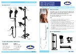 Englefield Tapware Studio II Slide Shower 22980A-CP Installation Instructions preview