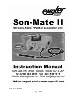 Предварительный просмотр 1 страницы Engler Son-Mate II Instruction Manual