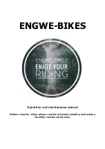 Предварительный просмотр 1 страницы ENGWE-BIKES ENGINEPro Operation And Maintenance Manual