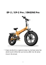 Предварительный просмотр 3 страницы ENGWE-BIKES ENGINEPro Operation And Maintenance Manual