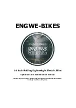 ENGWE-BIKES SJB-1 Operation And Maintenance Manual preview