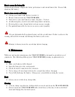 Preview for 13 page of Enhance Mobility TRANSFORMER S3021 User Manual