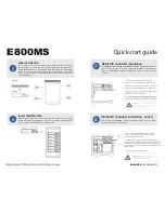 Preview for 3 page of ENHANCE TECHNOLOGY E800MS Quick Start Manual