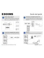 Preview for 4 page of ENHANCE TECHNOLOGY E800MS Quick Start Manual