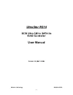 ENHANCE TECHNOLOGY UltraStor RS16 User Manual preview