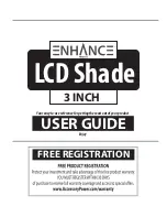 ENHANCE Folding LCD Shade User Manual preview