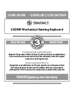 Preview for 1 page of ENHANCE SCORIA User Manual