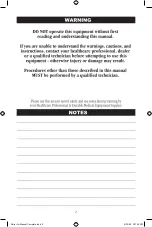 Preview for 2 page of Enhanced Mobility Systems RollerAid FFOTS Safety Instructions & Operator'S Manual