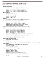Предварительный просмотр 33 страницы ENHANCED VISION acrobat HD User Manual