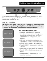 Предварительный просмотр 27 страницы ENHANCED VISION Merlin LCD Plus User Manual