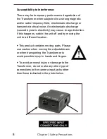 Preview for 8 page of ENHANCED VISION transformer USB User Manual