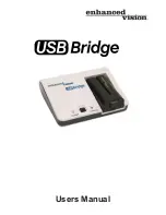 Предварительный просмотр 1 страницы ENHANCED VISION USB Bridge User Manual