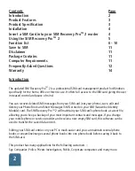 Preview for 2 page of Enigma Recovery ER-341 User Manual