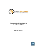 Preview for 13 page of Enigma Recovery ER-341 User Manual