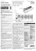 enika Rx8 W3 Quick Start Manual предпросмотр