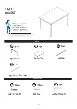 Preview for 5 page of Enitial Lab CM3615T-60 Assembly Instructions Manual