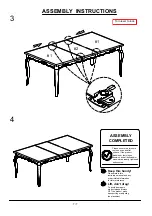 Предварительный просмотр 7 страницы Enitial Lab Furniture of America CM3109T-78 Assembly Instructions Manual