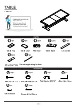 Предварительный просмотр 5 страницы Enitial Lab Furniture of America CM3310T Assembly Instructions Manual