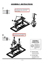 Предварительный просмотр 10 страницы Enitial Lab Furniture of America CM3310T Assembly Instructions Manual