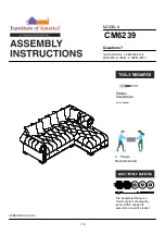 Предварительный просмотр 1 страницы Enitial Lab Furniture of America CM6239 Assembly Instructions Manual