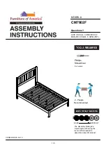 Предварительный просмотр 1 страницы Enitial Lab Furniture of America CM7902F Assembly Instructions Manual