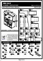 Preview for 6 page of Enitial Lab Furniture of America HFW-1871C4 Assembly Instructions Manual