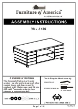 Предварительный просмотр 1 страницы Enitial Lab Furniture of America YNJ-1466 Assembly Instructions Manual