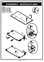 Предварительный просмотр 7 страницы Enitial Lab Furniture of America YNJ-1466 Assembly Instructions Manual