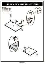 Предварительный просмотр 8 страницы Enitial Lab Furniture of America YNJ-1466 Assembly Instructions Manual