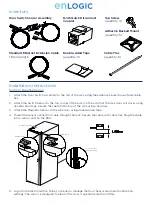 Предварительный просмотр 2 страницы Enlogic Door Switch Sensor Installation Manual