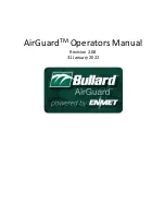 ENMET Bullard AirGuard AGP Operator'S Manual preview