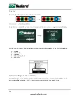 Preview for 14 page of ENMET Bullard AirGuard AGP Operator'S Manual