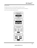 Preview for 29 page of ENMET Bullard AirGuard AGP Operator'S Manual