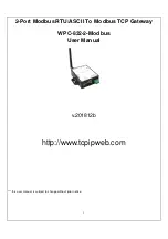 Preview for 1 page of Ennowyse WPC-832-2-Modbus User Manual