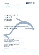 EnOcean PTM 210 User Manual предпросмотр