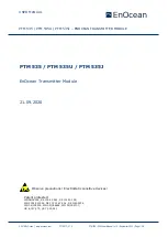 EnOcean PTM 535 User Manual preview