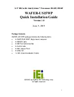 Preview for 2 page of Enoch Systems WAFER-US15WP-Z510P-R10 Product Installation Manual