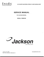 Предварительный просмотр 1 страницы Enodis Jackson 100 Service Manual