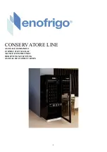 Enofrigo CONSERVATORE Instruction Manual preview