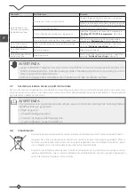 Preview for 22 page of Enofrigo MIAMI Instructions For Installation, Operation And Maintenance