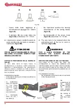 Preview for 22 page of enorossi DMC TREX 250 Use And Maintenance Manual