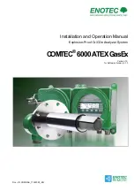 Предварительный просмотр 1 страницы Enotec COMTEC 6000 ATEX GasEx Installation And Operation Manual