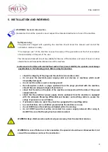 Preview for 8 page of ENOTECNICA PILLAN BACCO 2 Instruction Manual