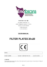 ENOTOSCANA MINI VIRGILIO 10 User Manual предпросмотр