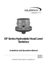 Enovation Controls Murphy DF Series Installation And Operation Manual предпросмотр