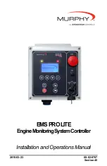 Enovation Controls Murphy EMS PRO LITE Installation And Operation Manual предпросмотр